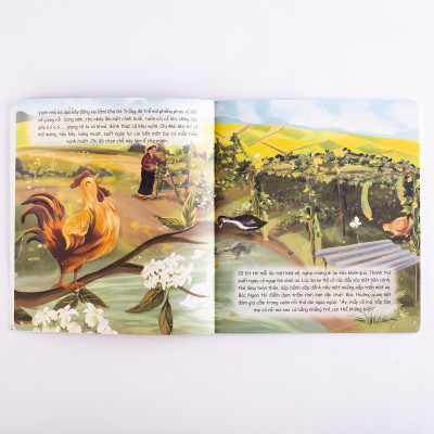 Truyện đồng thoại - Bộ Vườn Nhà Bà 2 cuốn Gà Mái Mơ và Ngỗng Sư Tử - Cho bé 2+, tiểu học