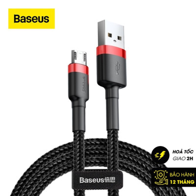 Cáp Sạc Nhanh Micro USB Cho Smartphone Android 2.4A Baseus Cafule - Hàng Chính Hãng