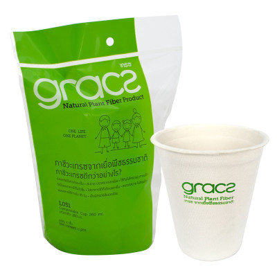 Combo Party 02 (1 gói Ly 260ml; 1 gói Dĩa Oval 6.5 in; 1 gói Tô 500ml) - Bao Bì Gracz Từ Bã Mía
