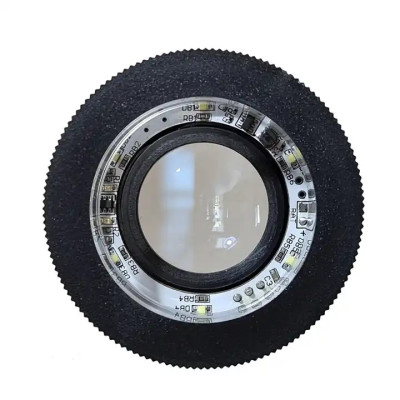 Kính lúp cầm tay có thước đo Terino MG-75A (10x, đèn led, kèm pin sạc) - Hàng chính hãng