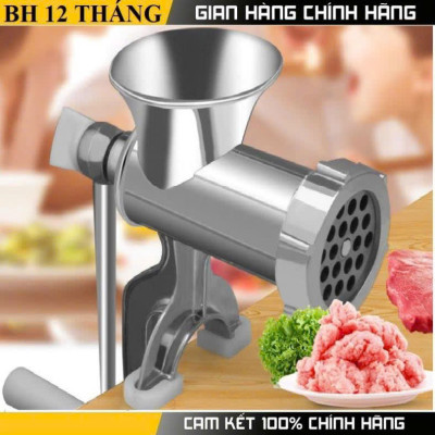 Xay thịt , xay cua quay tay cỡ đại bằng Nhôm cao cấp siêu bền