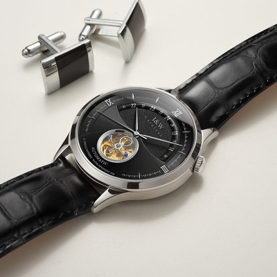 Đồng hồ nam chính hãng IW CARNIVAL IW525G-6 Kính sapphire ,chống xước,Chống nước 30m ,Bảo hành 24 tháng,Máy cơ (Automatic),Dây da cao cấp,thiết kế lộ cơ thể thao 