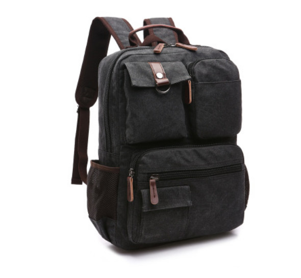 Balo nam thời trang vải canvas cao cấp phong cách mới 15,6"