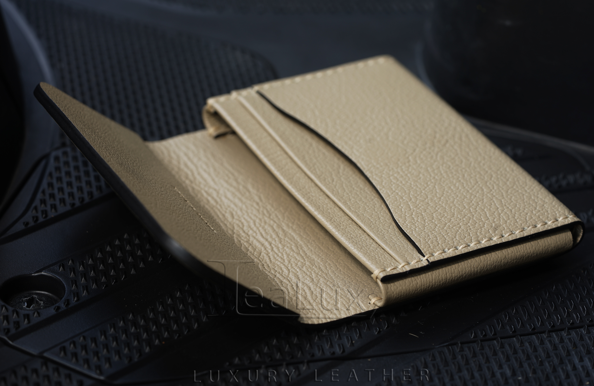 Ví Da Nam Nữ Đựng Giấy Tờ Cũ Handmade LEALUX Holder Handmade 2