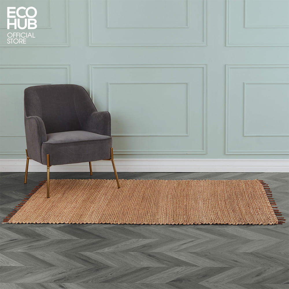 Thảm lục bình hình chữ nhật ECOHUB decor, trang trí phòng khách
