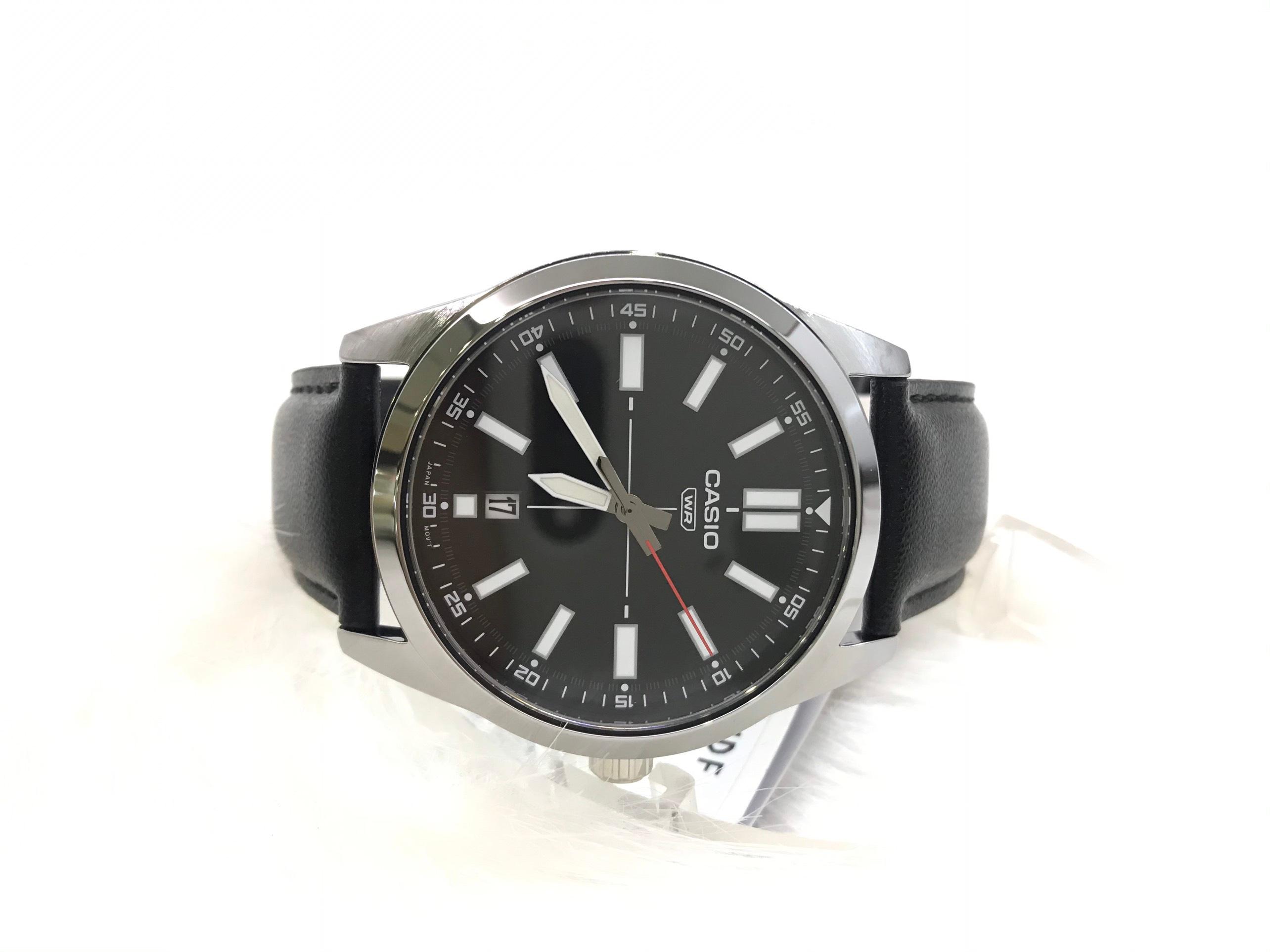 Đồng Hồ Nam Dây Da Casio Standard MTP-VD02L-1EUDF Chính Hãng - MTP-VD02L-1E
