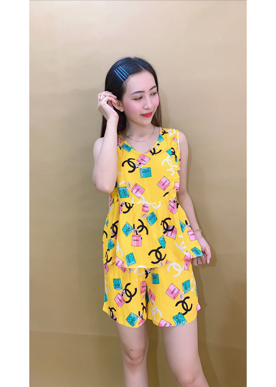 Đồ bộ lanh Thái short siêu mát hàng cực đẹp có bigsize