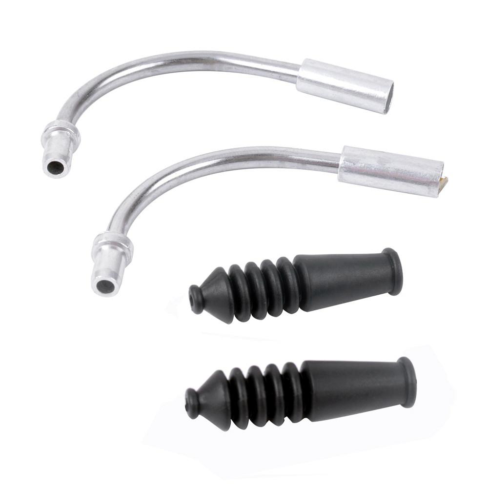 Bộ 4 cái ống thép uốn cong bảo vệ dây cáp xe đạp MTB
