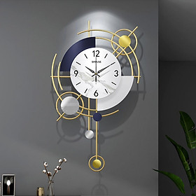 Đồng hồ treo tường SHOUSE A211 Decor hiện đại kim trôi trang trí không gây tiếng động phòng khách chung cư cao cấp