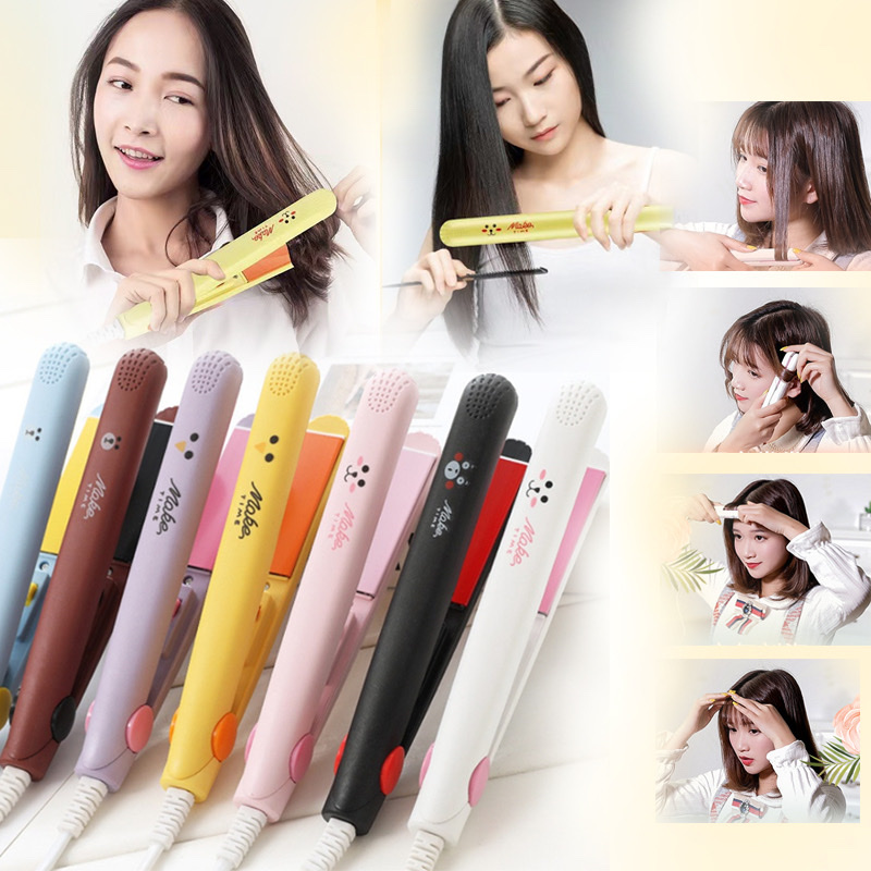 Phụ kiện tóc -Dụng cụ dập tóc mini có hộp , nhiều chức năng , nhỏ gọn tiện lợi khi đi du lịch