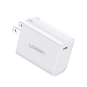 Ugreen UG70725CD127TK 30W bộ sạc siêu nhanh 1 cổng type c PD Power Delivery 3.0 màu trắng - HÀNG CHÍNH HÃNG