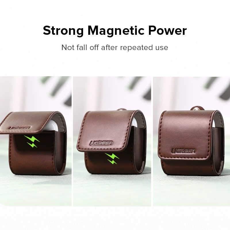 Ugreen UG60516LP170TK Màu Nâu Bao da Apple Airpods - HÀNG CHÍNH HÃNG