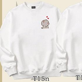 Áo Sweater cặp đôi Mèo mochii mini dễ thương Mr.Buffalo