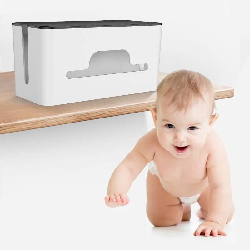 Ugreen UG30397LP110TK Size S 27X12X13CM Màu Trắng Hộp đựng ổ cắm điện tiện lợi - HÀNG CHÍNH HÃNG