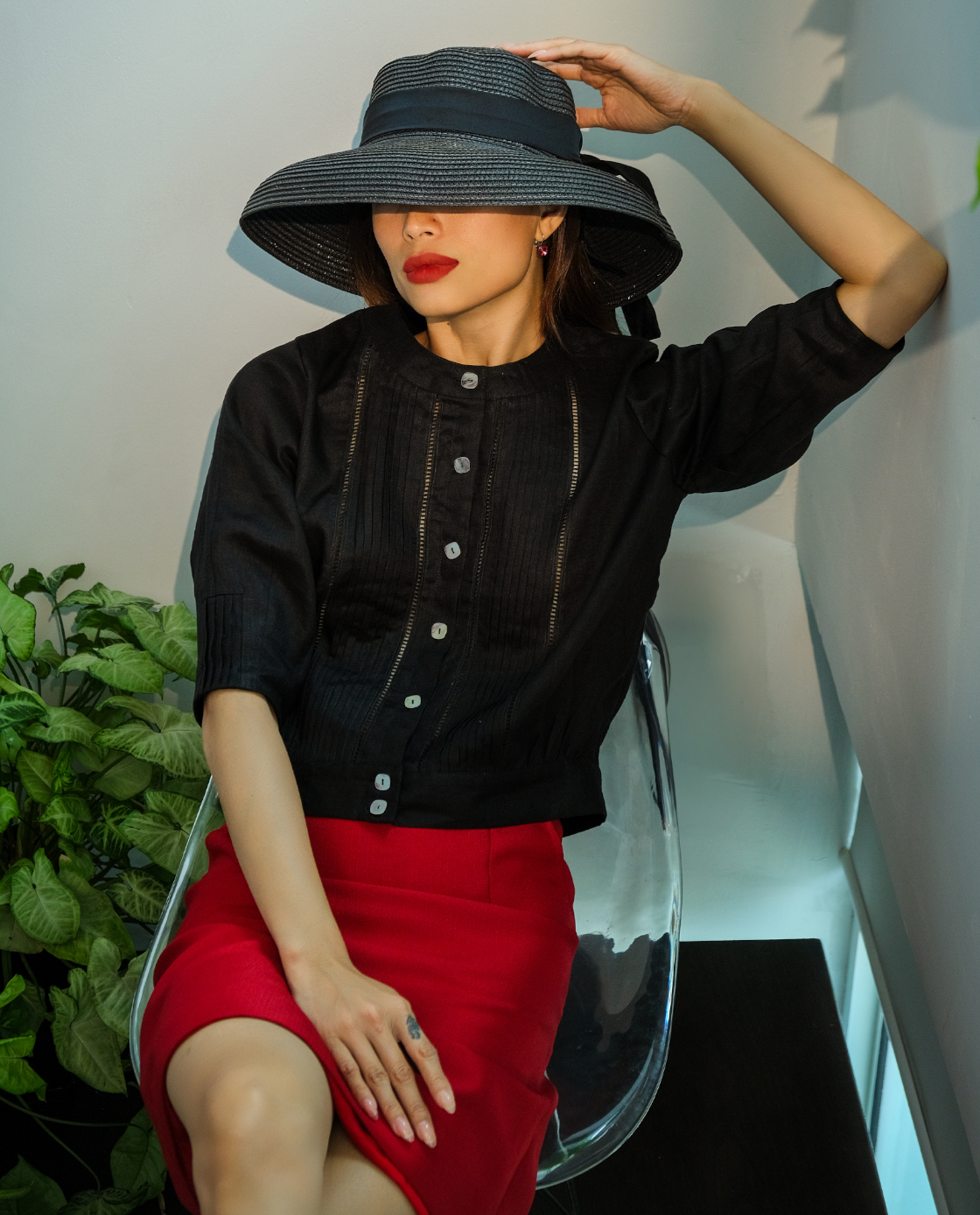 Áo Linen Mặc Nưa TOP188 thời trang thiết kế Hity
