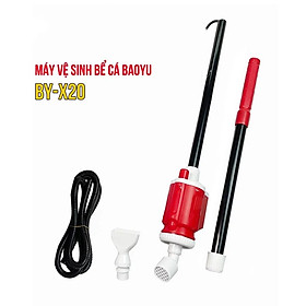Máy Vệ Sinh Bể Cá 6in1 Baoyu X20/X25 - Hút Cặn, Cạo Rêu, Dọn Cát & Sỏi Đá Cao Cấp