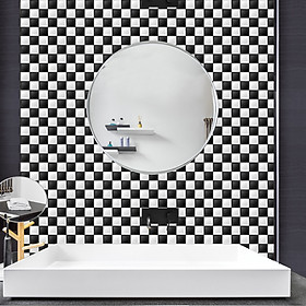 Combo 24 miếng Decal gạch bông 20*20 cm Dán gỗ bàn trang trí tường
