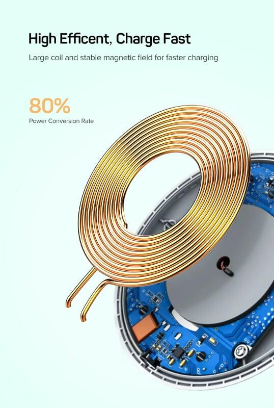 Ugreen UG60112CD186TK 10W Màu Trắng Đế sạc không dây - HÀNG CHÍNH HÃNG