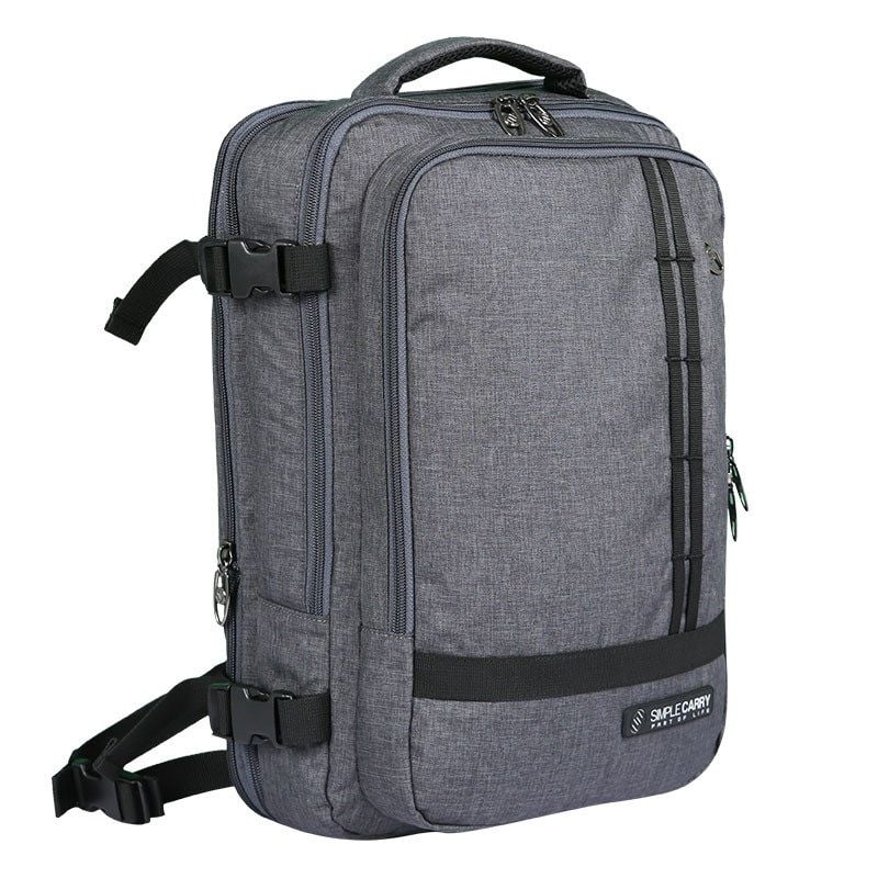 Balo Du Lịch Laptop 14 Inch SIMPLECARRY TWB Dày dặn, Chắc Chắn - Hàng Chính Hãng
