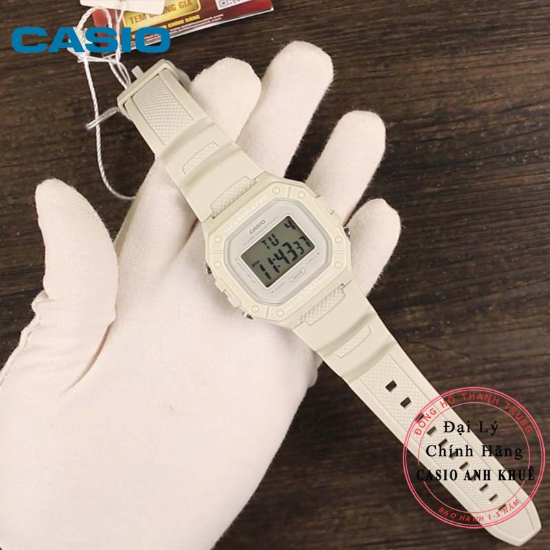 Đồng Hồ Casio W-218HC-8AVDF Dây Nhựa Nam Mặt Vuông