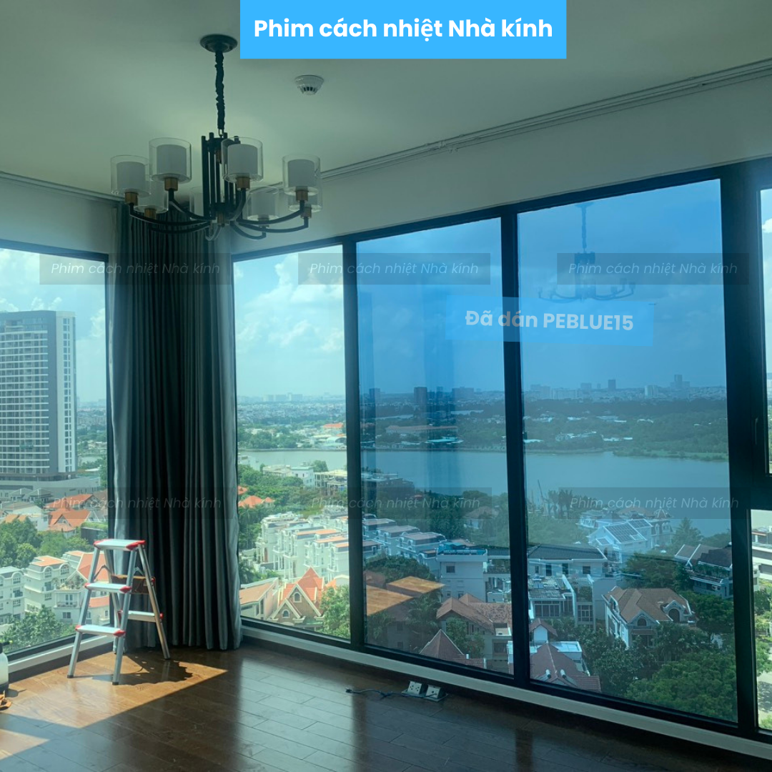 Phim dán kính phản quang, chống nóng cao cấp Hàn Quốc - Phim 1 chiều chống nhìn trộm, Cản nhiệt cực cao, cắt UV đến 99,9% - Màu bạc