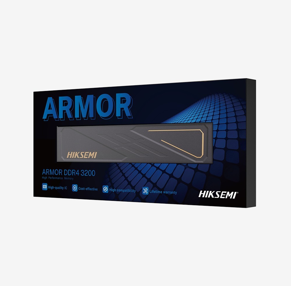 Ram PC HIKSEMI ARMOR UDIMM 8GB/16GB DDR4 Bus 3200Mhz ( Tản Nhiệt ) – Hàng Chính Hãng