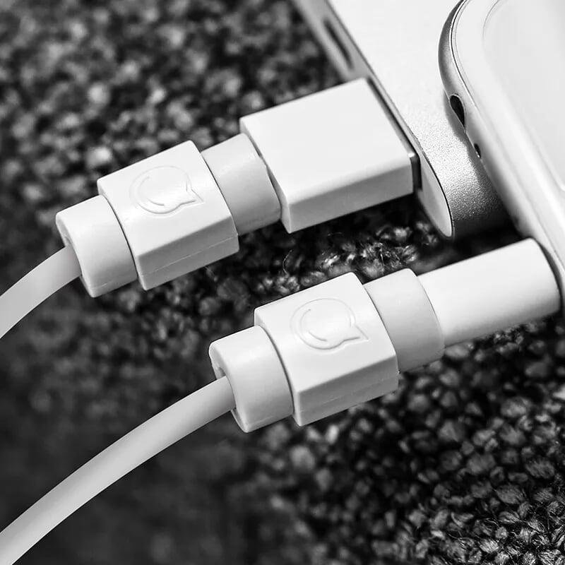 Ugreen UG40705LP127TK Màu Trắng Đầu bọc bảo vệ cho cáp sạc điện thoại + máy tính bản - HÀNG CHÍNH HÃNG