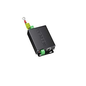 Ugreen UG80740CM369TK Màu Đen Bộ chống sét hai trong một dành cho Mạng và Camera - HÀNG CHÍNH HÃNG
