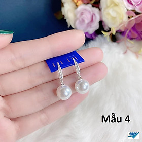 Bông tai bạc nụ sao thời trang chất liệu bằng bạc MS057s