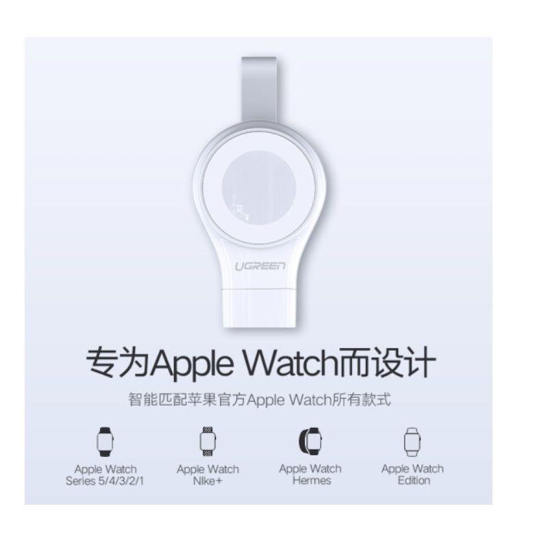 Ugreen UG60709CD144TK 5V 1A sạc cho apple iwatch Màu Trắng có chip MFI cổng vào usb type C - HÀNG CHÍNH HÃNG