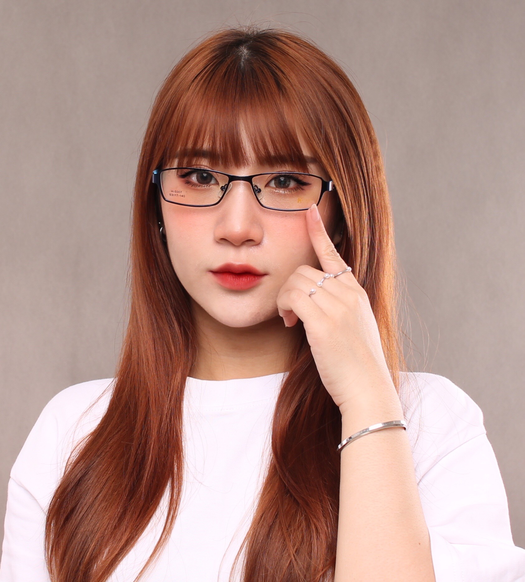 GỌNG KÍNH HỢP KIM SIÊU NHẸ HỢP THỜI TRANG – HÀNG CHÍNH HÃNG H5007