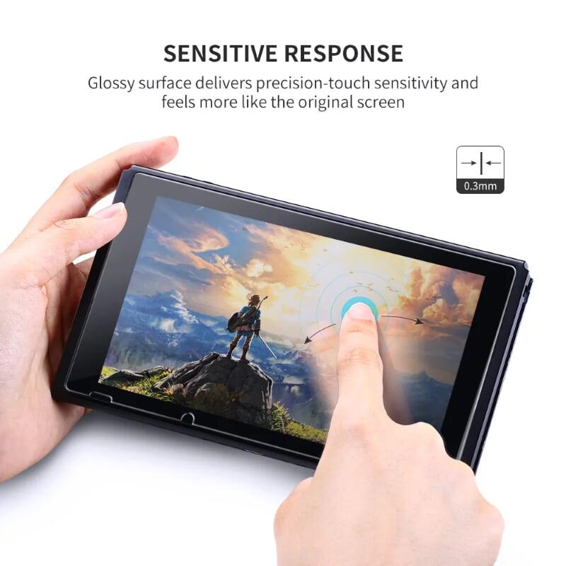Ugreen UG50728LP153TK hộp 2 miếng Kính cường lực trong suốt cho máy game Nintendo độ cứng 9H cho máy game - HÀNG CHÍNH HÃNG