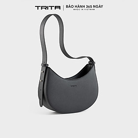 Túi Trita ( Thời trang nữ dáng bán nguyệt size 24 - Túi đeo vai da RHN156 )