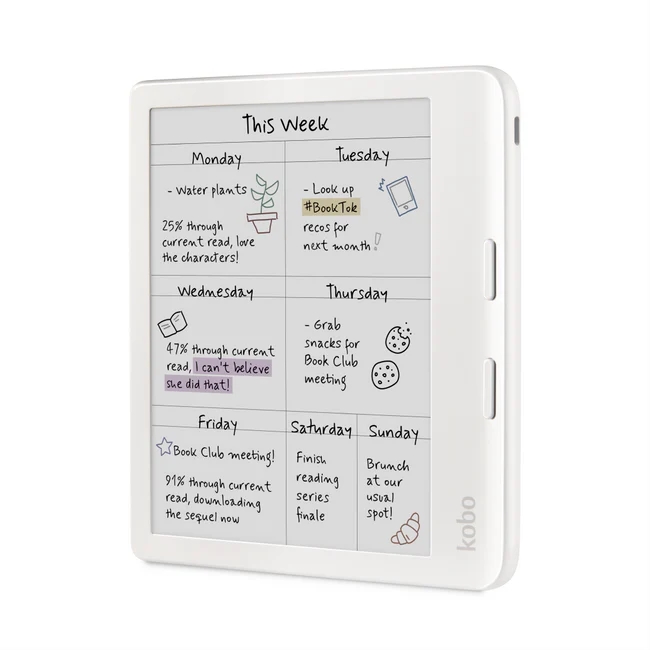 Máy đọc sách Kobo Libra (Libra Colour, Libra 2) - hàng nhập khẩu
