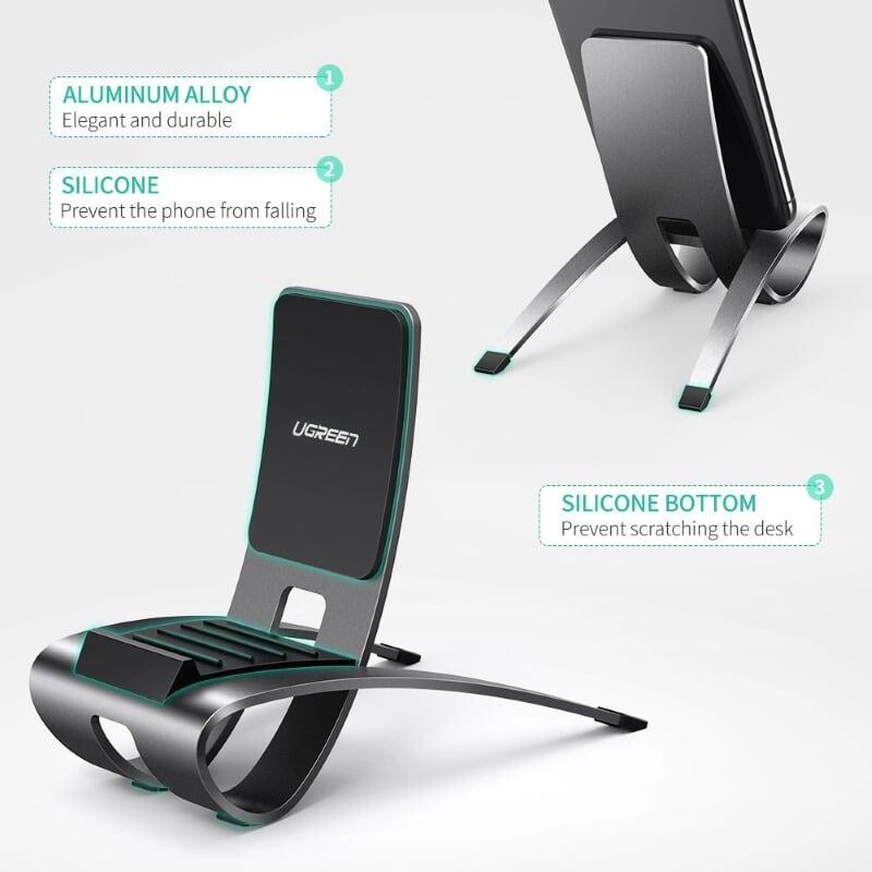 Ugreen UG50734LP141TK Giá đỡ điện thoại kim loại cao cấp - HÀNG CHÍNH HÃNG