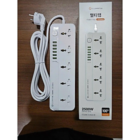 Ổ cắm điện đa chân công suất lớn nhà Lumias dây dài 3m Hàng chính hãng
