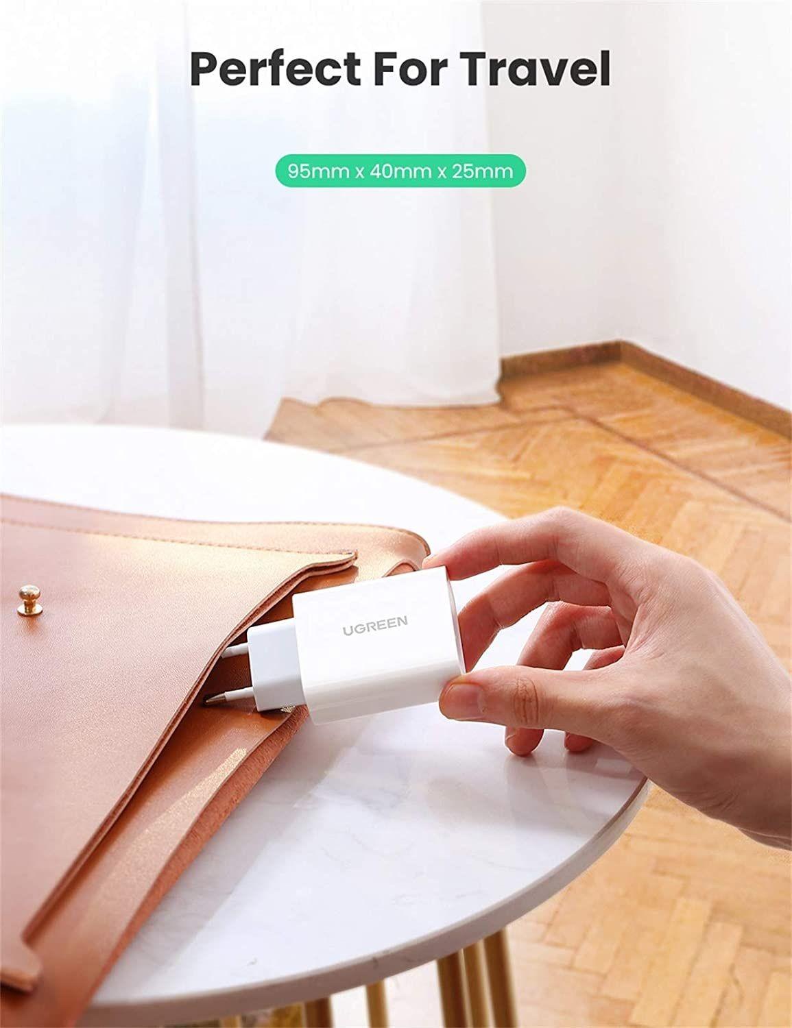 Ugreen UG70161CD127TK 30W PD3.0 màu trắng usb type c sạc nhanh - HÀNG CHÍNH HÃNG