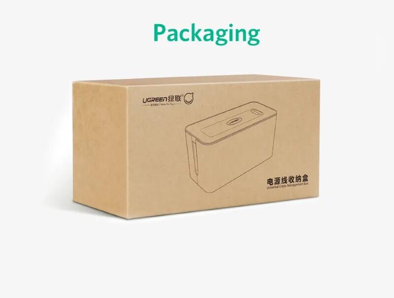Ugreen UG30397LP110TK Size S 27X12X13CM Màu Trắng Hộp đựng ổ cắm điện tiện lợi - HÀNG CHÍNH HÃNG