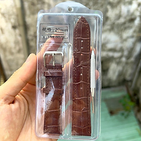 Dây đồng hồ da bò chống nước cao cấp YE-009