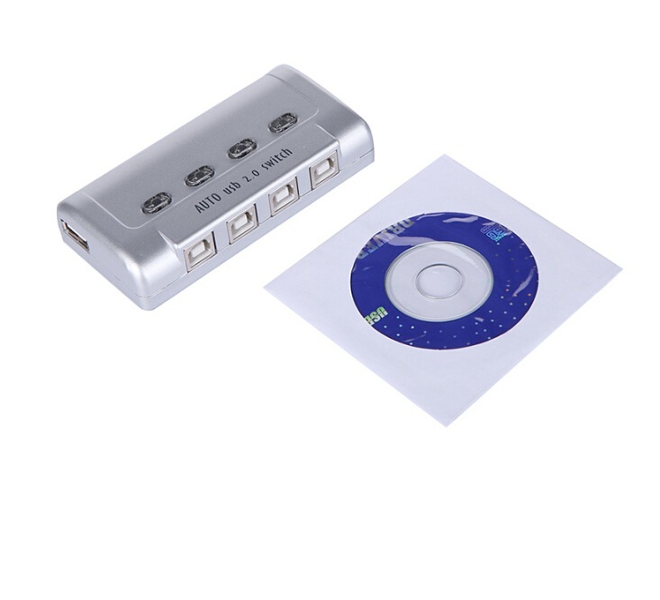 Bộ chia sẻ máy in tự động 1 ra 4 MT viki SW241 (Trắng) - Hàng Nhập Khẩu