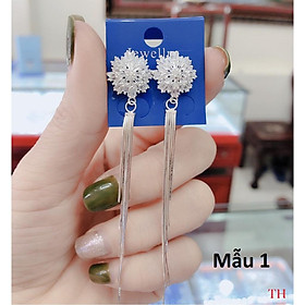 Bông tai bạc thời trang chất liệu bằng bạc s925 MS0108