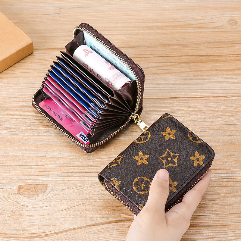 Ví nữ ngắn mini cầm tay gồm nhiều ngăn đựng tiền , thẻ nhỏ gọn bỏ túi thời trang hàn quốc cute dễ thương