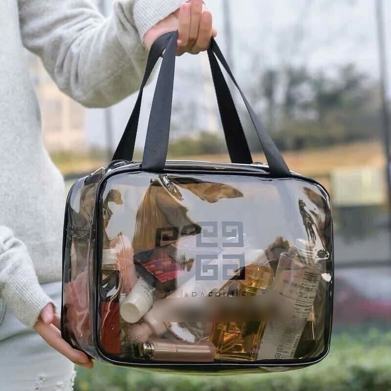 Set 3 Túi Đựng Mỹ Phẩm Trong Suốt Chống Thấm Nước Đa Dạng Kích Thước Đi Biển Đi Bơi Tiện Lợi Du Lịch