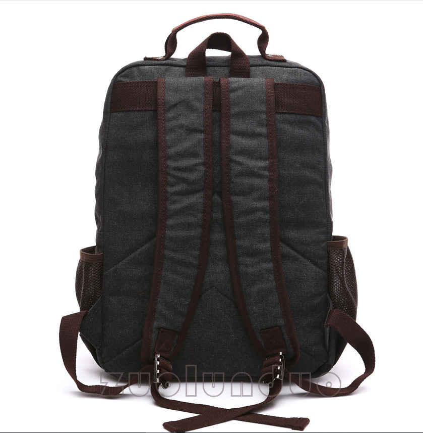 Balo nam thời trang vải canvas cao cấp phong cách mới 15,6"
