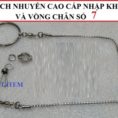 1 cầu đứng trung (40*30*55) kèm xích nhuyễn 0.8 và vòng chân cho các dòng vẹt