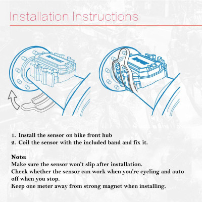 Máy cảm biến tốc độ cho xe đạp IGPSPORT SPD61 ANT, chống nước IPX7, thời hạn sử dụng pin dài