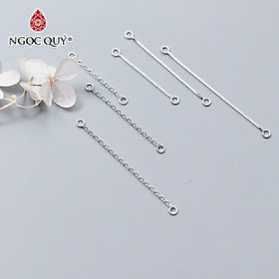 Charm bạc dây xích trang trí - Ngọc Quý Gemstones
