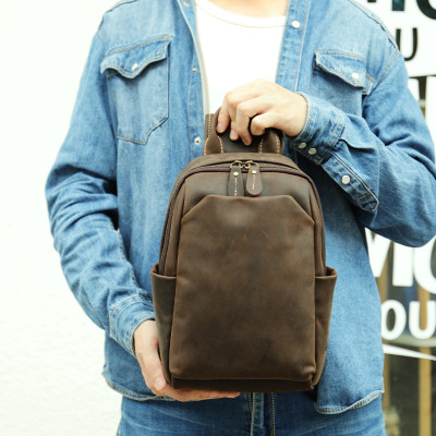 Túi đeo chéo nam DA BÒ THẬT phong cách mới  - BEE GEE DCN9297