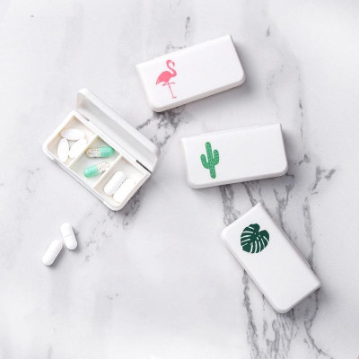 Hộp Đựng Thuốc Mini, Dùng Hàng Ngày, Tiện Dụng, An Toàn, Nhỏ Gọn Mang Theo Túi Quần Và Túi Xách. TakyHome 7122