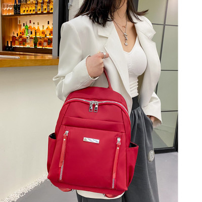 Balo Nữ Cao Cấp, Balo Nữ Dây Kéo Đôi Vải Oxford Chống Thấm, Nhiều Ngăn Rộng Rãi Tiện Dụng, Balo Đi Chơi, Du Lịch, Dã Ngoại